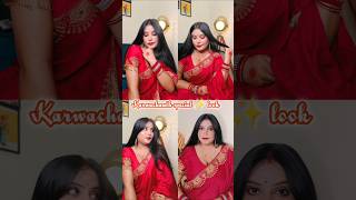 Karwachauth special makeup look✨ festival makeup newlyweds shorts youtubecreator youtubeshorts [upl. by Rayner437]