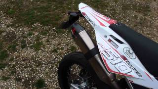 Husqvarna 510 smr AKRAPOVIC sound [upl. by Stoneman834]