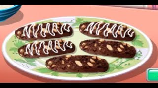 BISCOTTI  Chocolate Biscotti Flavour  Saras Cooking Class [upl. by Rochella728]