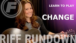 Learn To Play quotChangequot by Tracy Chapman [upl. by Honna942]