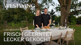 Nachhaltig kochen mit Gemüse aus dem Garten  Abendessen Ideen amp Rezept Ideen  Kochen mit Kindern [upl. by Von]