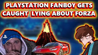 MASSIVE PlayStation Fanboy Gets Caught Lying About Forza Horizon 5 And Not Playing Any Games At All [upl. by Nivek]