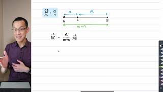 Ratio Division  Vectors Exam Question 2 of 4 Thinking proportionally [upl. by Yelha745]