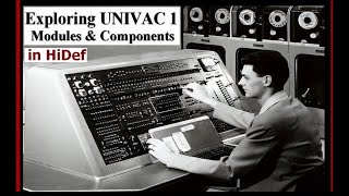 Computer History Exploring UNIVAC 1 Components with UNIVAC II vacuum tube module compared 195158 [upl. by Pentheam]