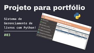 Como criar um Sistema de Gerenciamento de livros com Python python 03 [upl. by Peregrine]