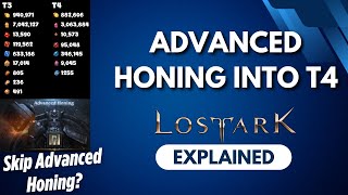 Lost Ark Explained Advanced Honing Into T4 [upl. by Lorraine]