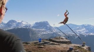 Base jump goes horribly wrong in Norway [upl. by Smaj]