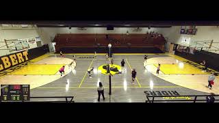 Hulbert High School vs Salina High School Girls Varsity Volleyball [upl. by Hairu]