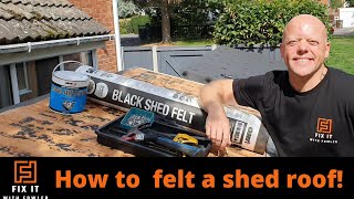 The Ultimate Felt Roofing Guide for Your Shed Lasting Tests [upl. by Rinum]