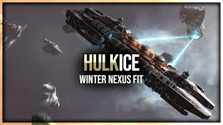 Eve Online  Hulk Ice Mining  Winter Nexus Fit [upl. by Neerhtak]