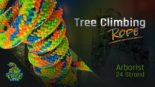 118mm  Tree Viper™ 24 Strand Arborist Tree Climbing Rope  2020 Pelican Rope Review [upl. by Kenta]