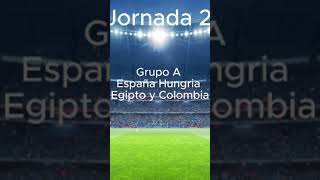 Grupo A jornada 2 Egipto vs España Dia 3 [upl. by Kcor]