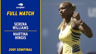 Serena Williams vs Martina Hingis Full Match  2001 US Open Semifinal [upl. by Jerrold]