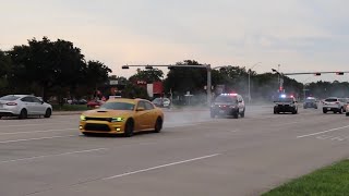 DODGE CHARGER 392 OUTRUNS HOUSTON POLICE OFFICERS IN HIGH SPEED CHASE 080220 [upl. by Courtenay58]