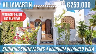 South facing 4 bedroom detached villa  €259000 [upl. by Perkins]