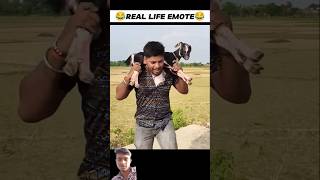 Real life emote 🤣 funny freefire reaction videos freefire funny garenafreefire freefiremax [upl. by Johnsten]