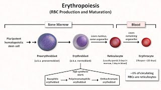 Normal RBC Physiology Including erythropoiesis [upl. by Anigger195]