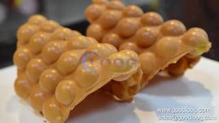 Hong kong egg waffle makerdigital bubble waffle maker [upl. by Nonahs]