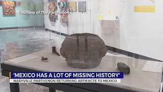 Nashville Parthenon returning artifacts to Mexico [upl. by Maryly]