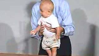 PediatricNeuro Exam 6 month Postural Reflexes  Parachute [upl. by Faden]