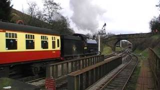 Q6 63395 leaving Goathland Station [upl. by Saxe]