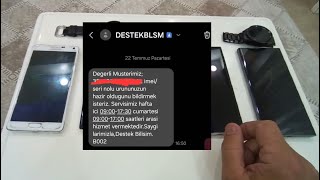 SAMSUNG TELEFON HAYAL KIRIKLIĞI SERVİS ÜCRETLİ ONARIM YAPAMIYOR [upl. by Tnarb]