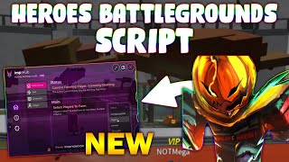 NEW Heroes Battlegrounds Script PASTEBIN 2024 AUTOFARM TELEPORT ON PLAYER SPEED [upl. by Netsrik145]