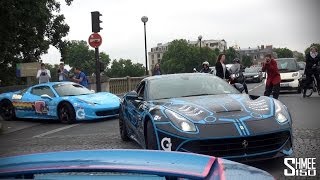 Crazy Driving and Crazy Crowds in Barcelona Gumball 2014 Day 6 [upl. by Newmark]