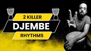 2 killer djembe rhythms [upl. by Avehs609]