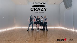 LE SSERAFIM 르세라핌 ‘CRAZY’ Dance Practice Fix ver [upl. by Gerhan74]