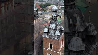 Bazylika Mariacka w Krakowie 2024 r drone dji podróżepopolsce travel krakow [upl. by Alma861]