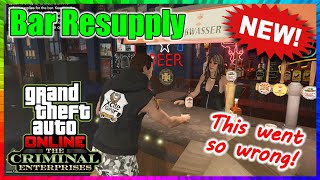 BAR RESUPPLY MISSIONS  BIKER CLUBHOUSE HOW TO DO THEM The Criminal Enterprises DLC  GTA 5 ONLINE [upl. by Yanffit]