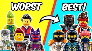 Ranking the New 2024 LEGO Ninjago Dragons Rising Minifigures [upl. by Kcirdle]