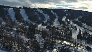 Camelback opens new double black diamond ski run so we tried it [upl. by Atinauj]