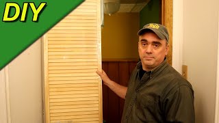 Hanging a Veranda Bifold Louver Door  The Fixit Shed [upl. by Shaya]