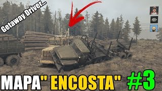 Spintires Mudrunner Online 3  Getaway Driver É O Pior Operador De Grua [upl. by Buehrer]