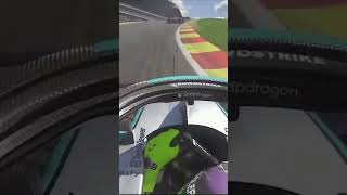 ¡Así fue el GRAN inicio de carrera de Lewis Hamilton 🐐 en el Gran Premio de Bélgica f1 [upl. by Anirtap]