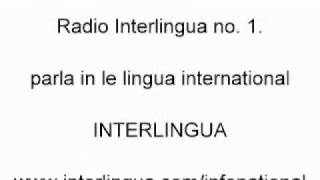 Radio Interlingua no 1 [upl. by Obala]