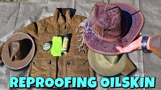 How To Reproof OILSKIN Hats amp Jackets For Maximum Water Repellency [upl. by Warga]