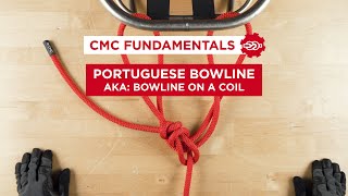 How to Tie a Portuguese Bowline aka Bowline on a Coil  CMC Fundamentals Learn Your Knots [upl. by Cirdla]