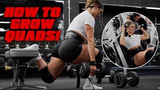 HOW TO GROW YOUR QUADS WITH IFBB PRO TAYLOR  WELLNESS STYLE LEG DAY  OFF SEASON GAINS [upl. by Einnaffit]