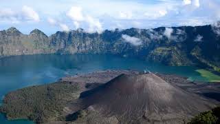 Exploring Gunung Rinjani Indonesias Majestic Volcanic Peak [upl. by Crispa]