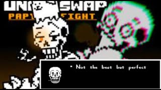 The quotperfectquot Underswap Papyrus fight NnN Underswap [upl. by Refinneg]