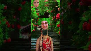 Radha Krishna status 🙏🥰। Radha head add। love song music shorts video । WhatsApp status 🙏🥰। [upl. by Eegnat]