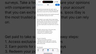 Ipsos Isay app tutorial [upl. by Akinnej534]