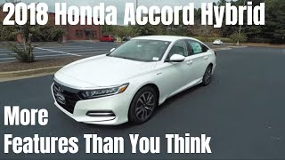 2018 Honda Accord Hybrid Base Features [upl. by Nerita]