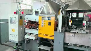 Automatic Production line of zinc zamac alloy hot chamber die casting machine high pressure casting [upl. by Yellas364]