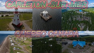 A FLIGHT IN CARLETON QUEBEC CANADAdronevideography [upl. by Imarej]