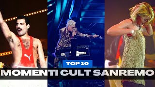 Top 10 momenti più cult della storia del Festival di Sanremo [upl. by Noak]