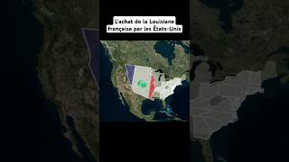 Lachat de la Louisiane française par les ÉtatsUnis  france etatsunis géographie [upl. by Lap]